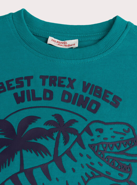 Blue TEE SHIRT SS WOBOTI2 / 25S902R1TMCC225