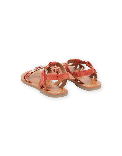 Coral leather sandals RASANDCORAIL / 23KK3566D0E415