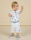 White shorts baby boy NUSOBER / 22SG10Q1BER000