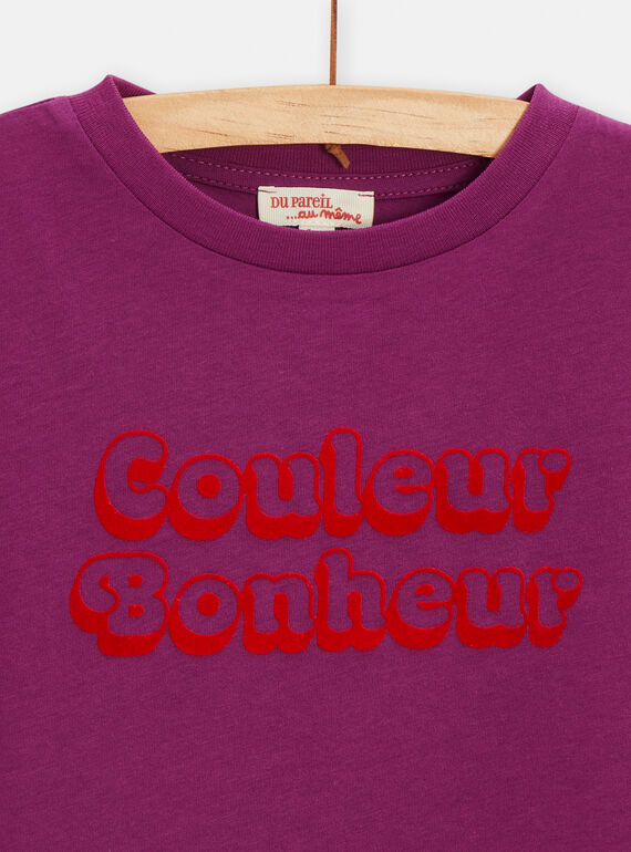 Purple TEE SHIRT SS TAMUMTI2 / 24S901R1TMC712