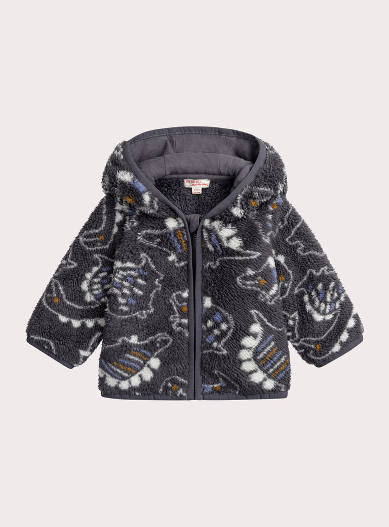 Grey KIDS CARDIGAN XUROCGIL / 25WG10S1GILJ908