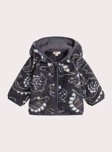 Grey KIDS CARDIGAN XUROCGIL / 25WG10S1GILJ908