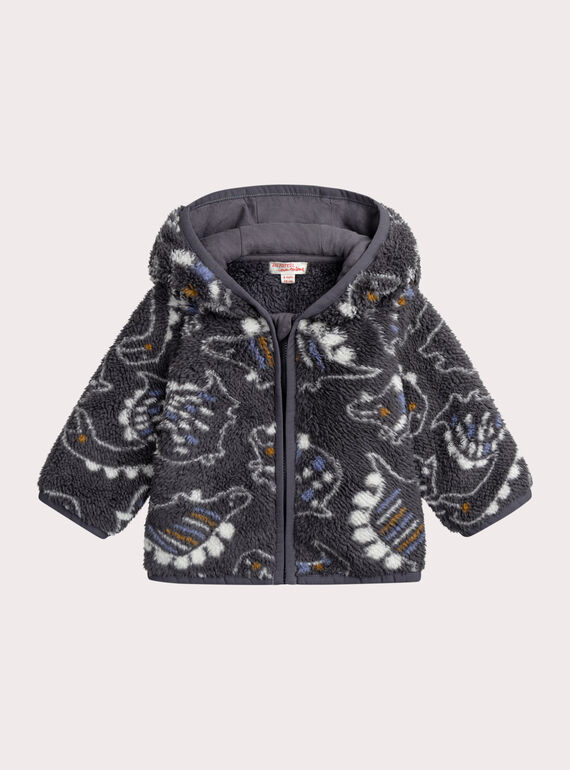 Grey KIDS CARDIGAN XUROCGIL / 25WG10S1GILJ908