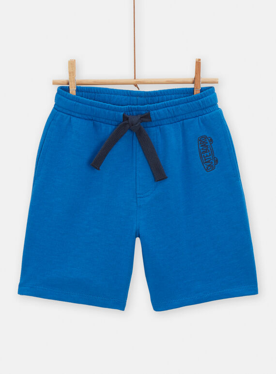 Boy's blue Bermuda shorts TOJOBER3 / 24S902C3BERC207
