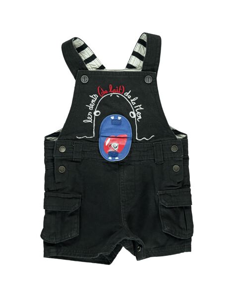 Baby boys' short dungarees CUBENSAC1 / 18SG10G1SAC090