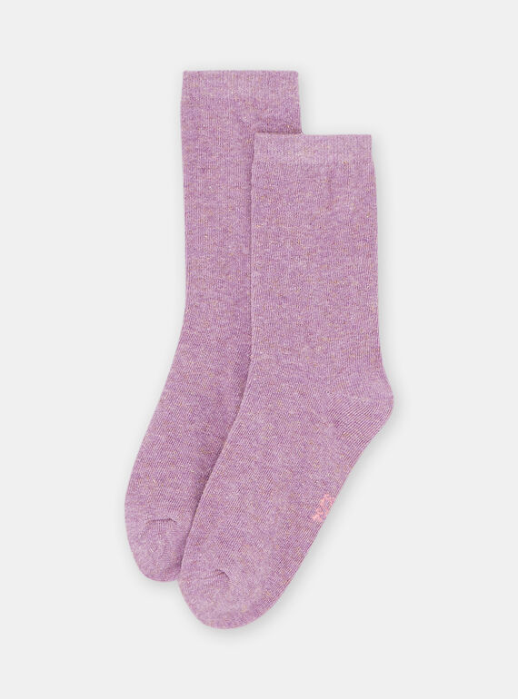 Girl's parma socks SYAJOSCHO3 / 23WI01B1SOQ329