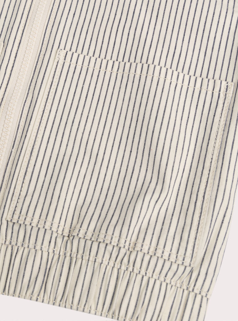 Lightweight striped jacket Lightweight striped jacket WOLANGIL1 / 25S90241GIL005