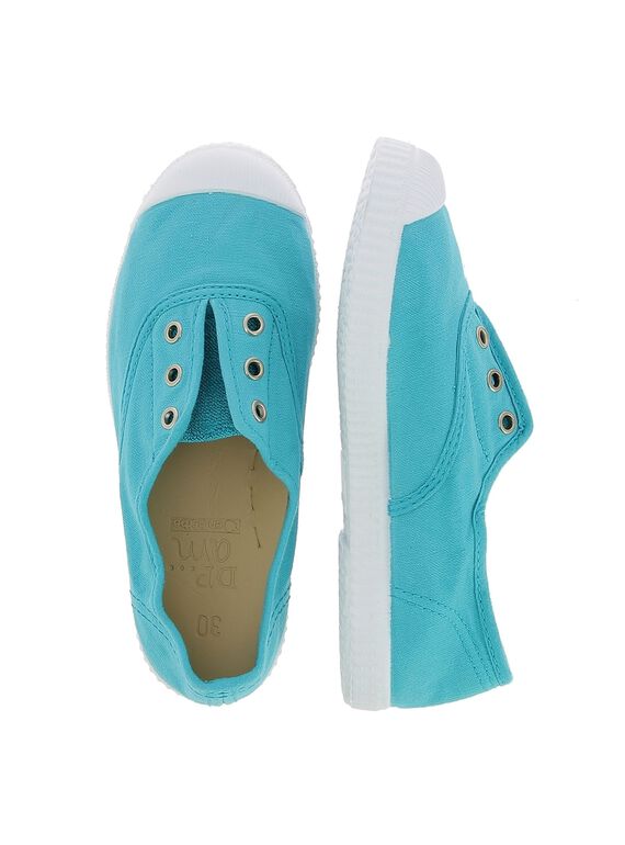 Girls' canvas trainers CFTENHERB3 / 18SK35O7D16202