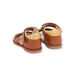 Camel leather sandals