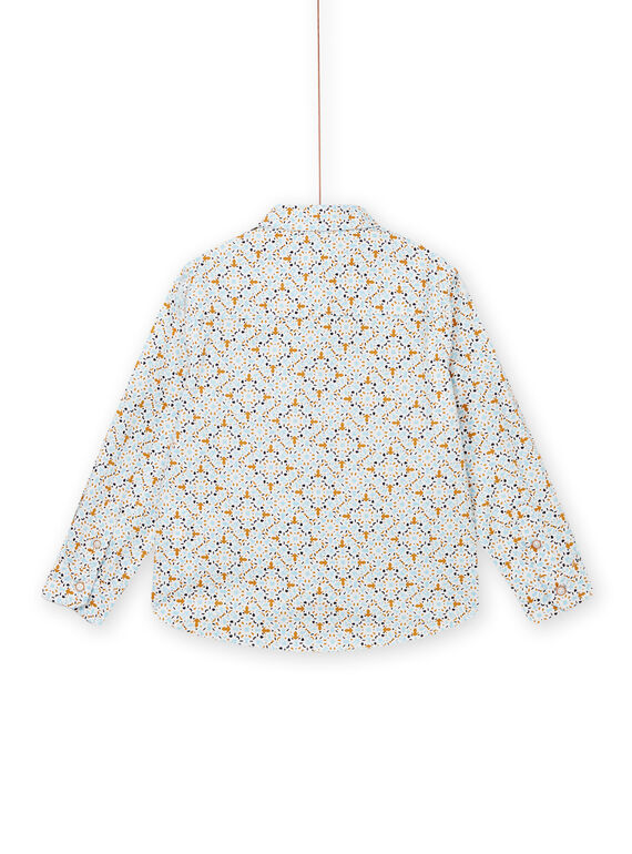 Blue and orange shirt and bow tie child boy NOSOCHEM / 22S902Q2CHM001