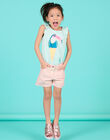 Pink shorts child girl NAFICSHORT2 / 22S901U1SHOD303