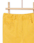 Baby Girl Yellow Pants with Dots and Heart Pockets NIJOPAN1 / 22SG0961PANB105