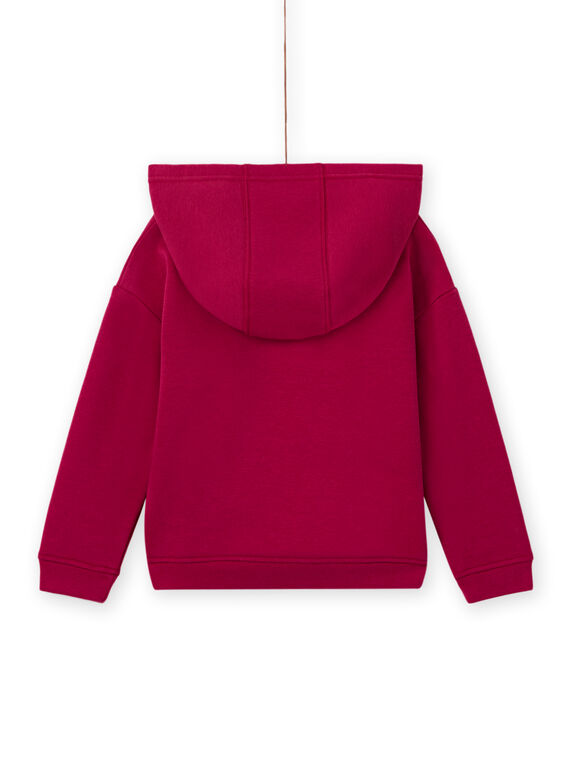 Girl's pink unicorn hoodie MATUSWEA / 21W901K1SWED312