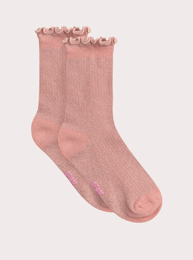 Lilac sequined socks for girls  VYAJOSCHO4 / 24WI01H2SOQD332