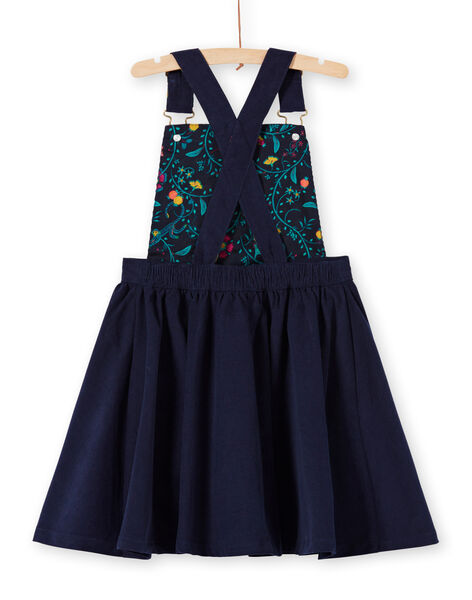 Girl's navy blue overalls dress MATUROB4 / 21W901K3ROB070