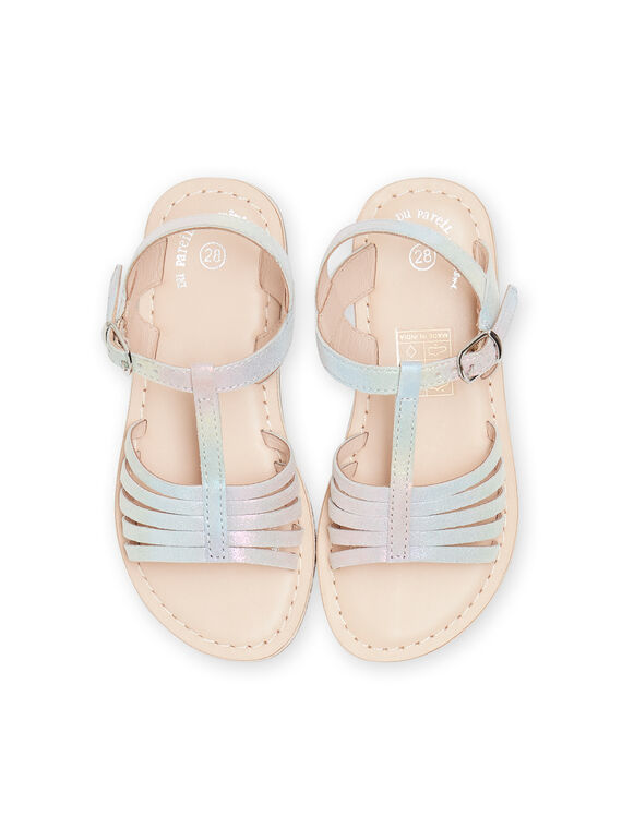 Multicolored spartan sandals child girl NASANDOLI / 22KK354GD0E956