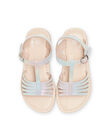 Multicolored spartan sandals child girl NASANDOLI / 22KK354GD0E956
