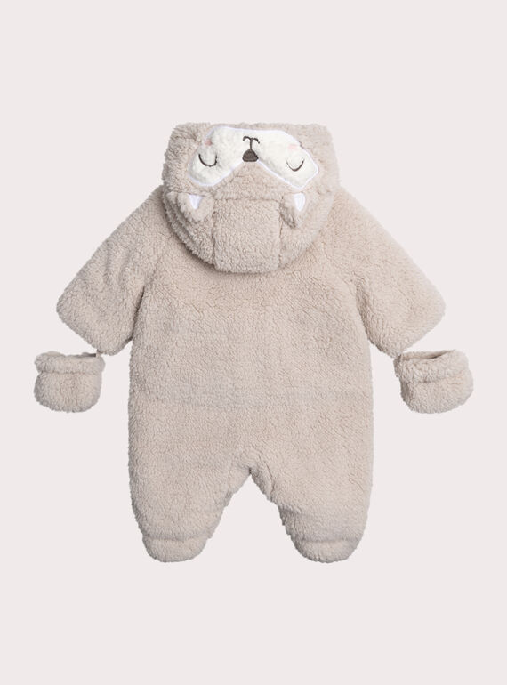 Light beige OVERALL COAT XOU2PIL / 25WF0561PIL810