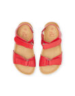 Red sandals child boy NONUEMMANUEL / 22KK3641D0E050