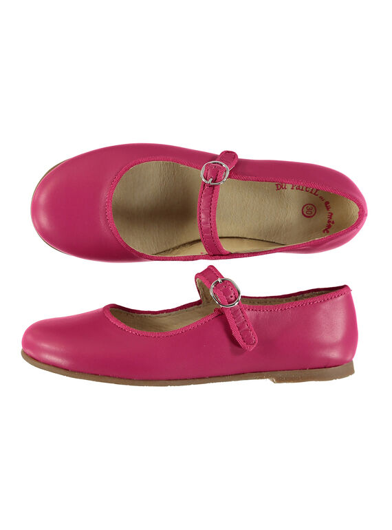 Girls' smart leather Mary-Janes FFBABBRIDE2 / 19SK35C4D13304