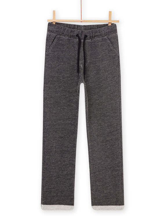 Grey elasticated waistband pants POKAJOG / 22W902L1JGB090
