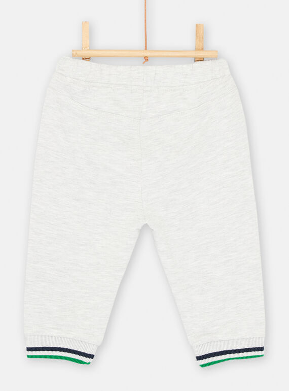 Baby Boy Soft and Comfortable Mottled Grey Pants SUKHOPAN1 / 23WG10Q1PANJ922