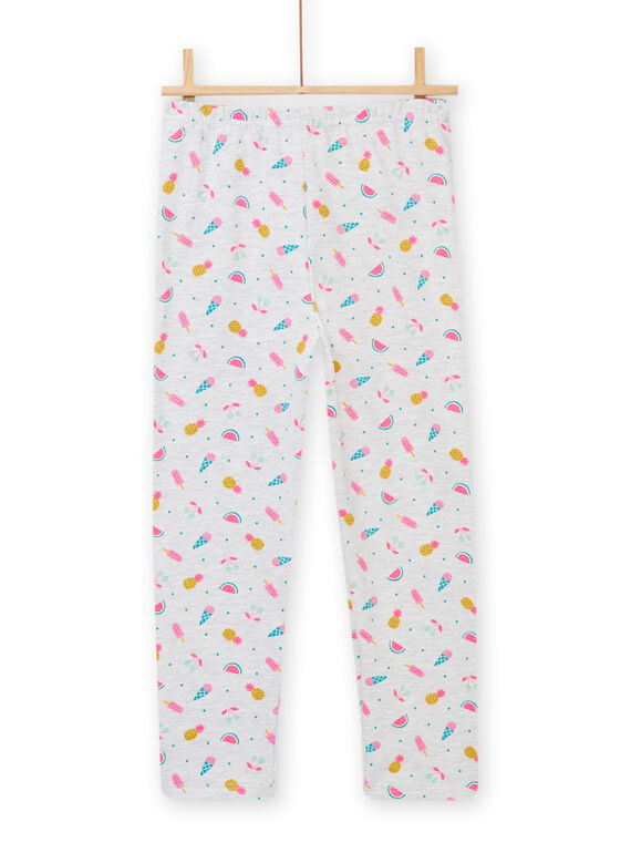 Grey pyjama set child girl NEFAPYJKOA / 22SH11G2PYJJ920