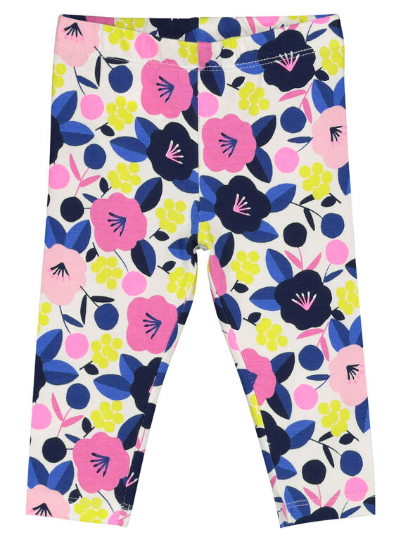 Baby girls' printed leggings GYIBLELEG / 19WI0991CAL000