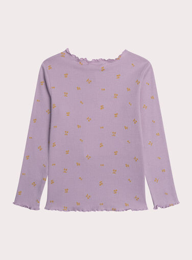 Purple TEE SHIRT LS XAJOTEE6 / 25W901F1TMLH707