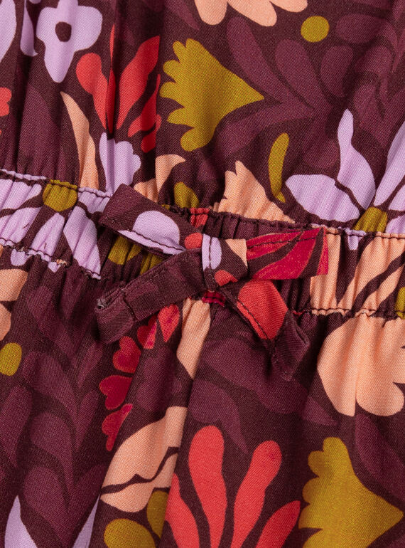 Brown SHORT DUNGAREES WAMUMCOMB / 25S901W1SAC816