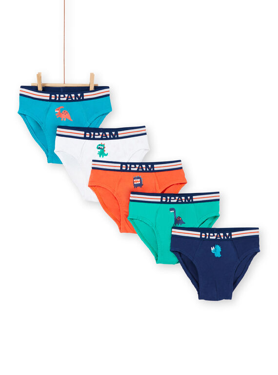 Pack of 5 children's underpants with dinosaur motif LEGOSLISEM / 21SH1221D5L630