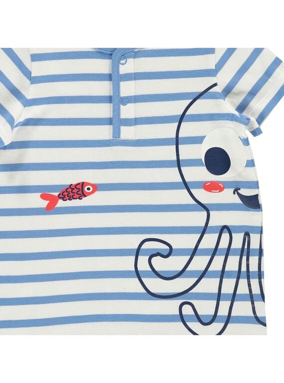 Baby boys' short bodysuit CUPLACOM2 / 18SG10Q2CBL099