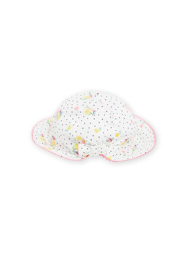 Baby girl ecru hat NYISOCHA2 / 22SI09Q2CHA001