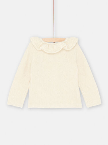 Baby girl pale pink cardigan SILOCAR / 23WG09R1CARA002