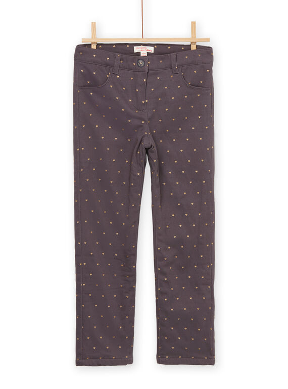 Heart print pants PAREPANT2 / 22W901T2PANJ901