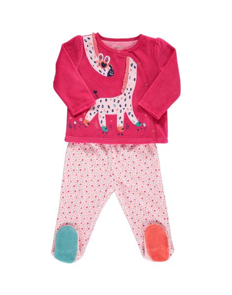 Baby Girls Velour Pyjamas Buy Online Pyjamas Dpam International Website