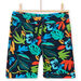 Child boy's foliage print Bermuda shorts