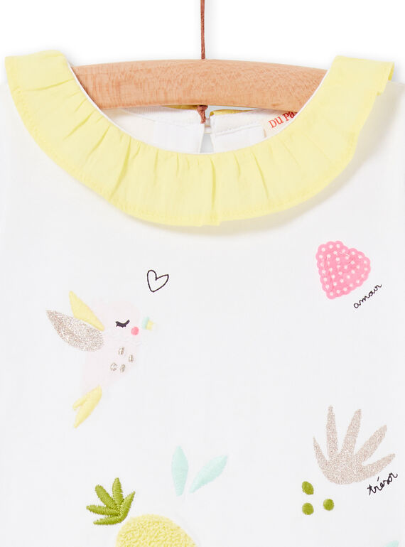 White BABY BLOUSE LIBALBRA / 21SG09O1BRA000