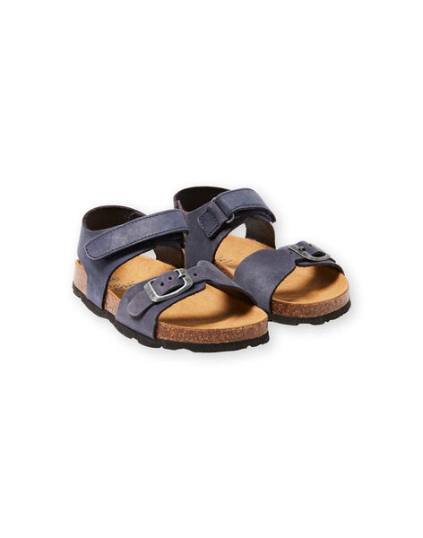 Baby boy navy blue sandals LGNUBLEU / 21KK3656D0E070