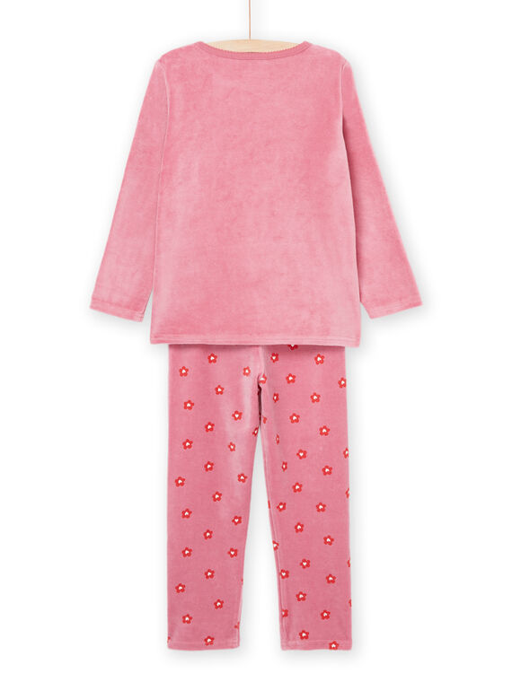 Sweater and pants pyjama set with flowers and cats print PEFAPYJGLA / 22WH1124PYJD318