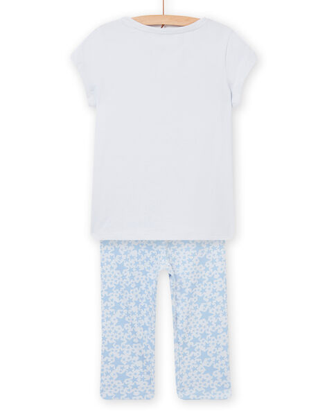 Child girl's arctic blue pajamas NEFAPYJWAV / 22SH11H6PYJC219