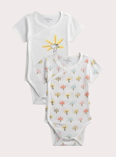 Ivory NEWBORN BODY SUIT WOU3BOD1 / 25SF03X1BDN005