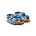 baby boy navy blue sandals with shark print