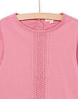 Pink long sleeve t-shirt PAJOSTEE4 / 22W901B3TMLD318
