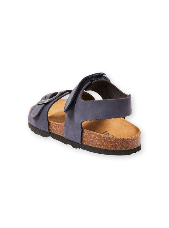Baby boy navy blue sandals LGNUBLEU / 21KK3656D0E070