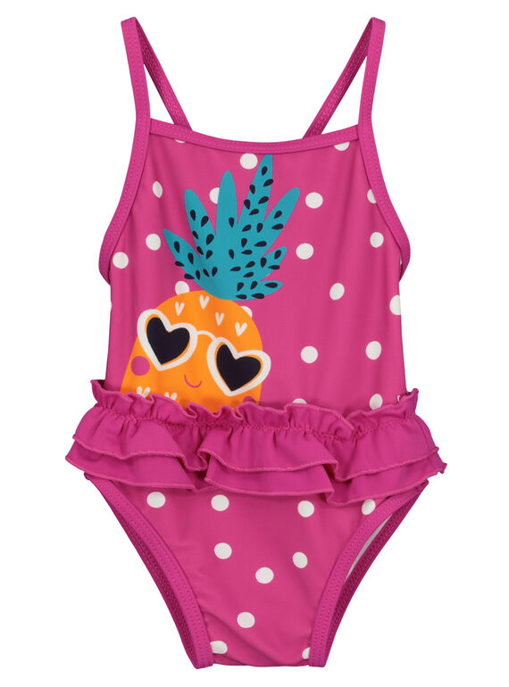 Baby girls' printed swimsuit FYIMER5 / 19SI09K3MAI304
