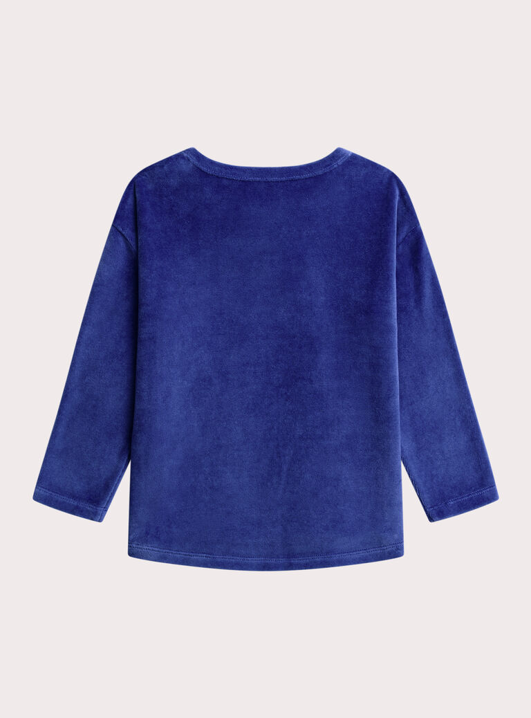 Violet blue PYJAMA XEFAPYJDOG / 25WH11B5PYJ221