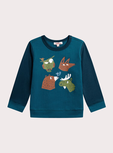 Blue TEE SHIRT LS XOMYTEE1 / 25W902R1TMLC235