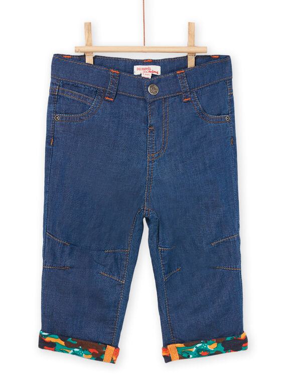 Fancy print jeans PUPRIJEAN / 22WG10P1JEAP274