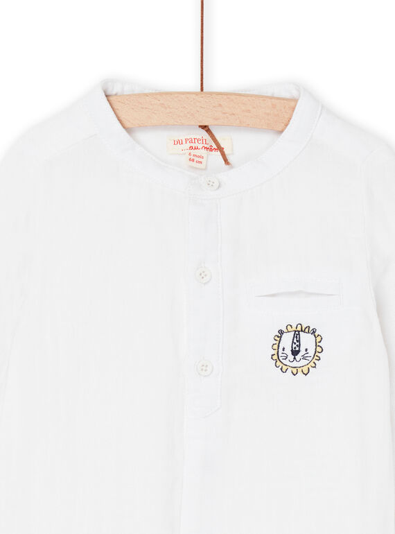 White shirt with roll-up sleeves RUNEOCHEM / 23SG10O1CHM000